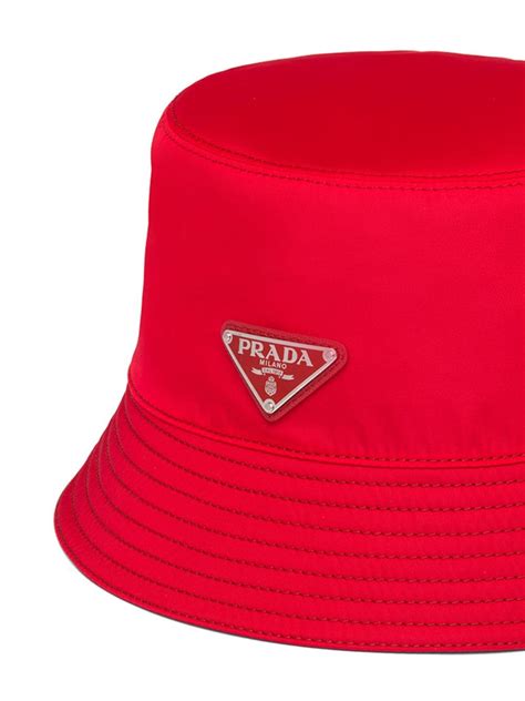 farfetch prada bucket hat|Prada hat Farfetch.